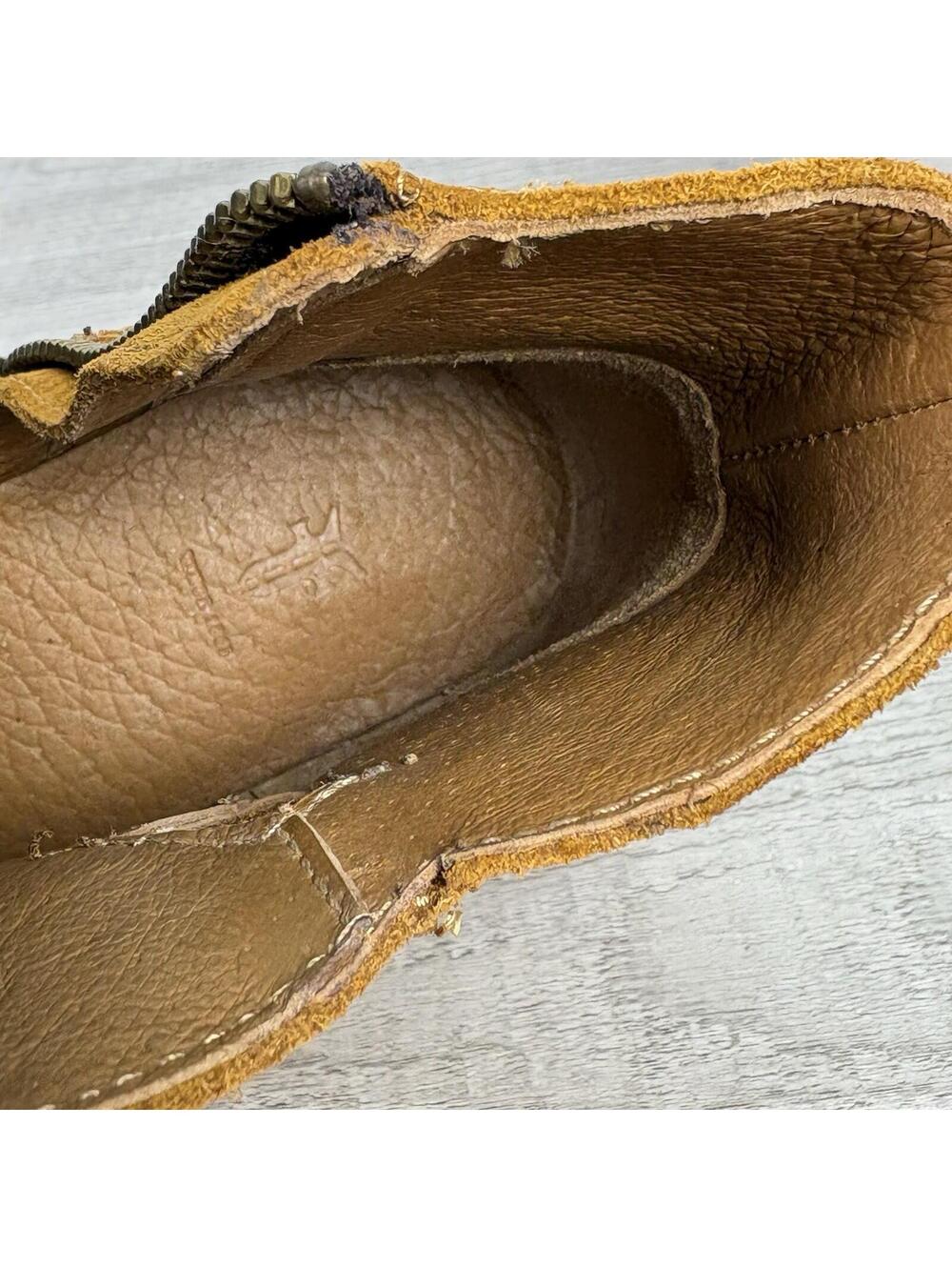 Frye Farrah Floral Suede Leather Ankle Boots 6.5 Women’s-Boho Chic Vibes!- - Picture 12 of 13